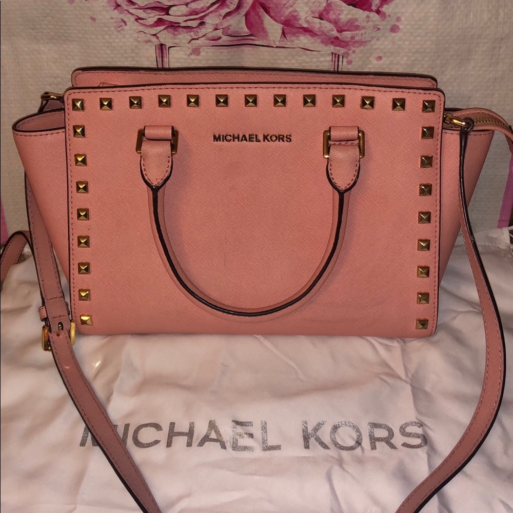 Pink Michael Kors purse